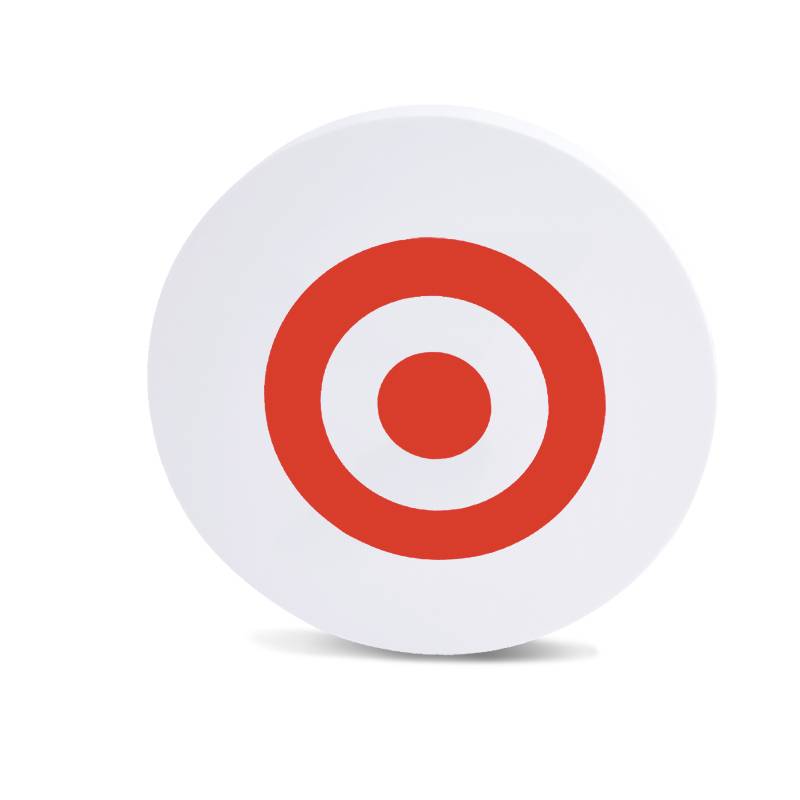 WHITE EVA RED TARGET PAPER